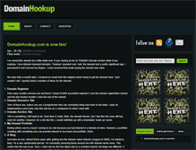 Tablet Screenshot of domainhookup.com
